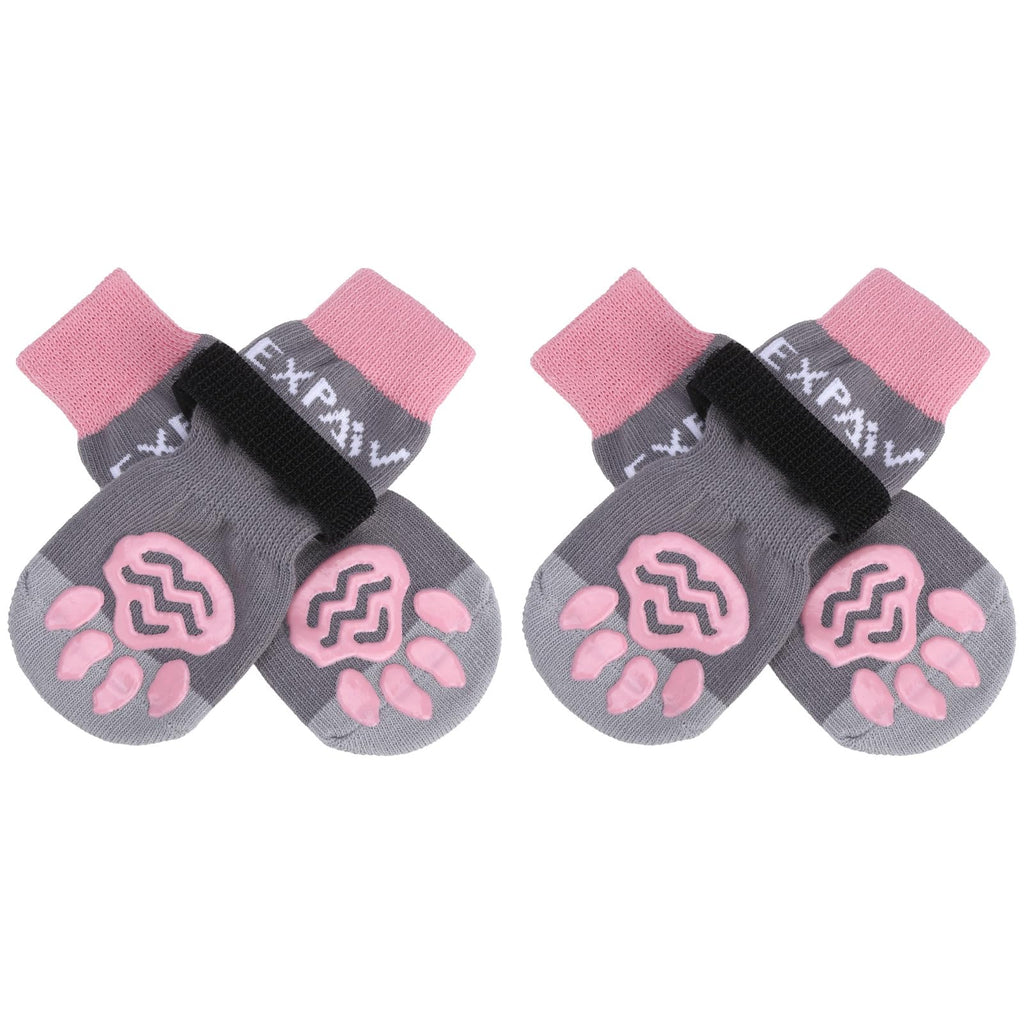 NovaPet No-Slip Grip Socks — Traction for Senior Dogs on Hardwood Floors